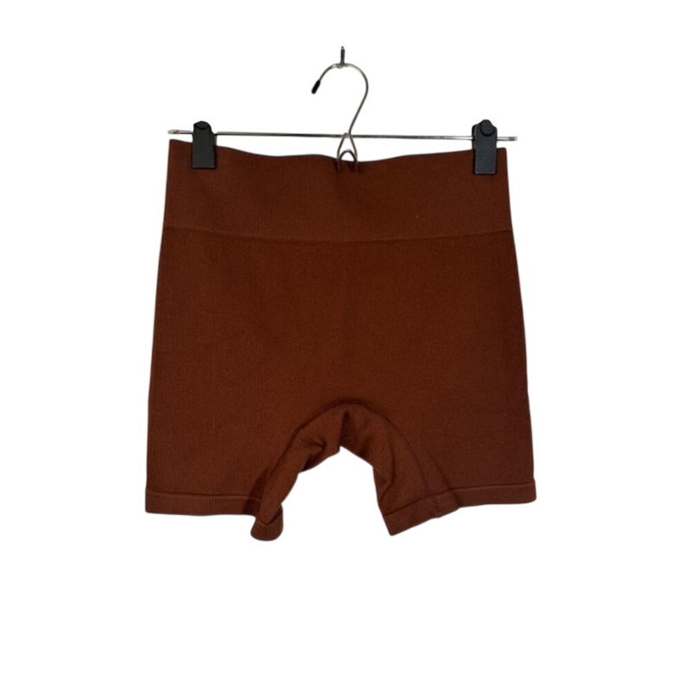 Wild Fable Brown Ribbed Causal Running Shorts Women Sz S